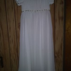 White girls (7) Flower girl Dress